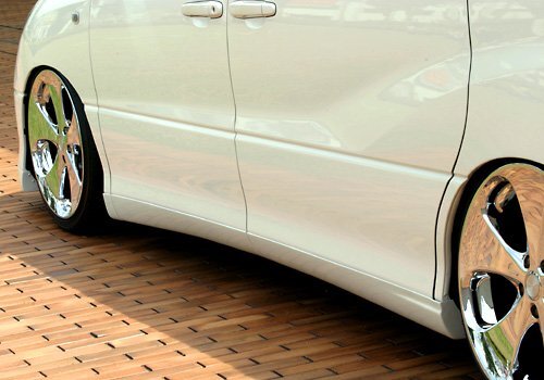 M'z SPEED サイドステップ 未塗装 FRP エスティマ ACR30W ACR40W MCR30W MCR40W H15.5~H17.12 X/G/J MC後拍卖