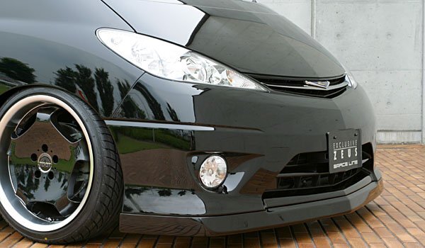 M'z SPEED フロントハーフスポイラー 未塗装 FRP エスティマ ACR30W ACR40W MCR30W MCR40W H15.5~H17.12 アエラス MC後拍卖