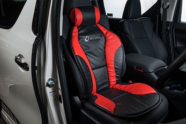 M'z SPEED レザーシートクッション レッド×ブラック拍卖