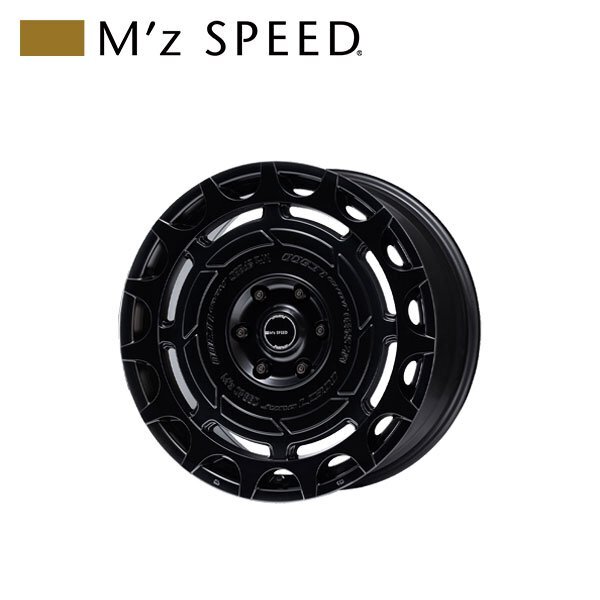 M'z SPEED juno LC300 22×9.0J PCD139.7 6H +55 マットブラック 22インチ 鋳造1ピースホイール 1本拍卖