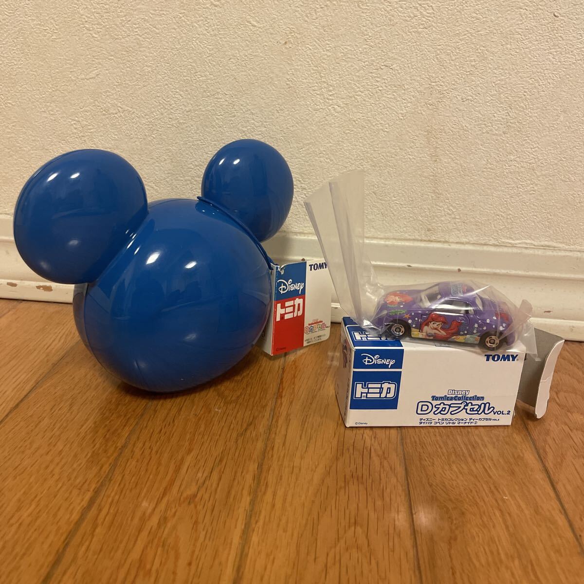 レア 希少 ディズニー トミカ コレクション Dカプセル Vol.2 ダイハツ コペン リトルマーメイド パープル 紫 絶版拍卖