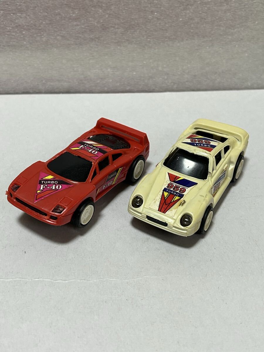 レア絶版希少!スロットカー!ポルシェ959!フェラーリ F40!プラ製!メーカー不明!ジャンク!拍卖