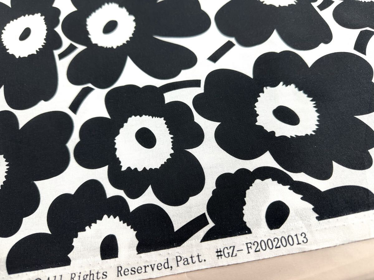 USA生地.シーチング.綿100%.幅110cm× 50cm.0013,黒花拍卖