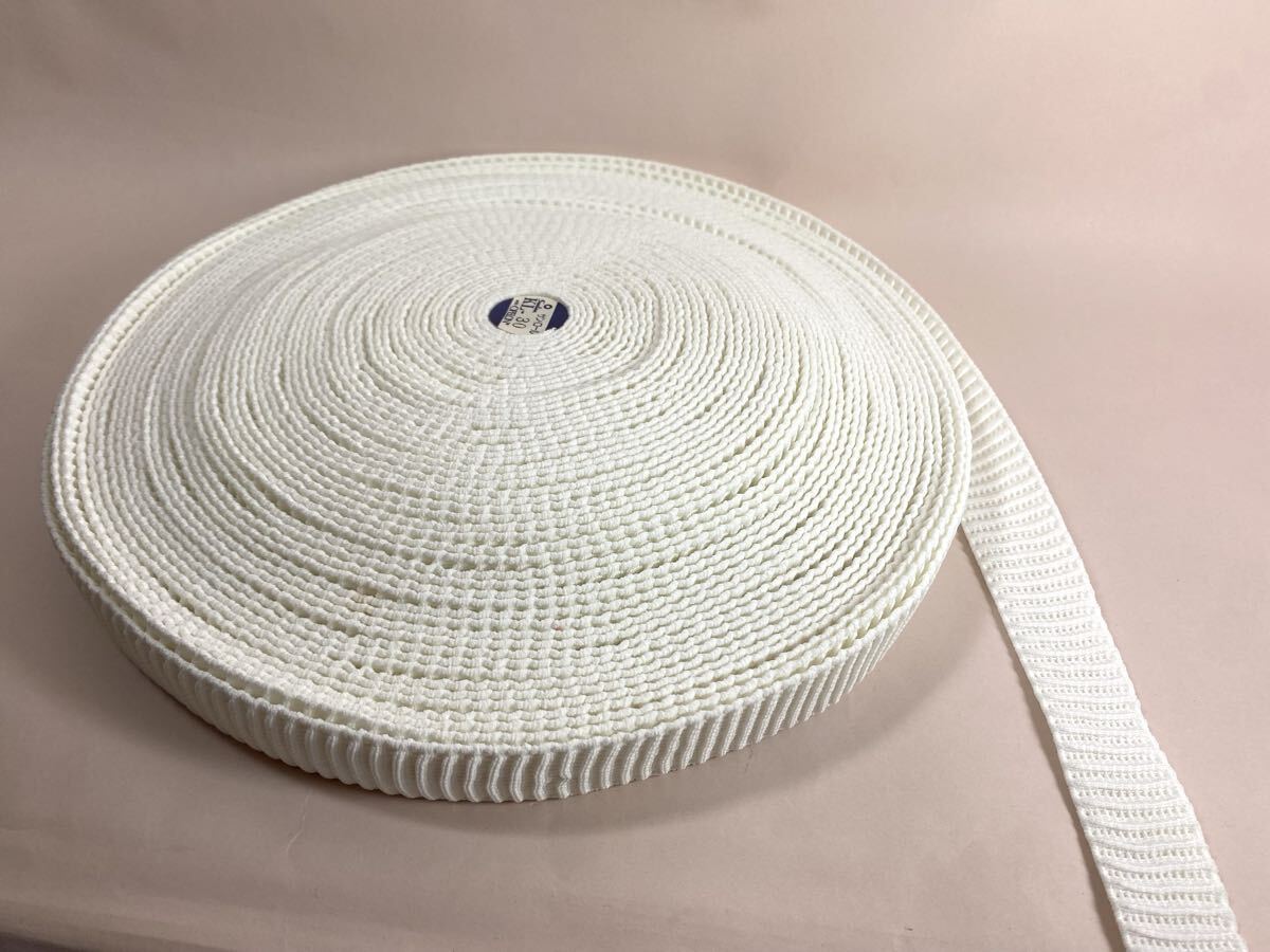 職.弾性ゴム.縫製 ストレッチ DIYハンドメイド 裁縫 手芸用品 ホワイト.巾3cm×5m.拍卖