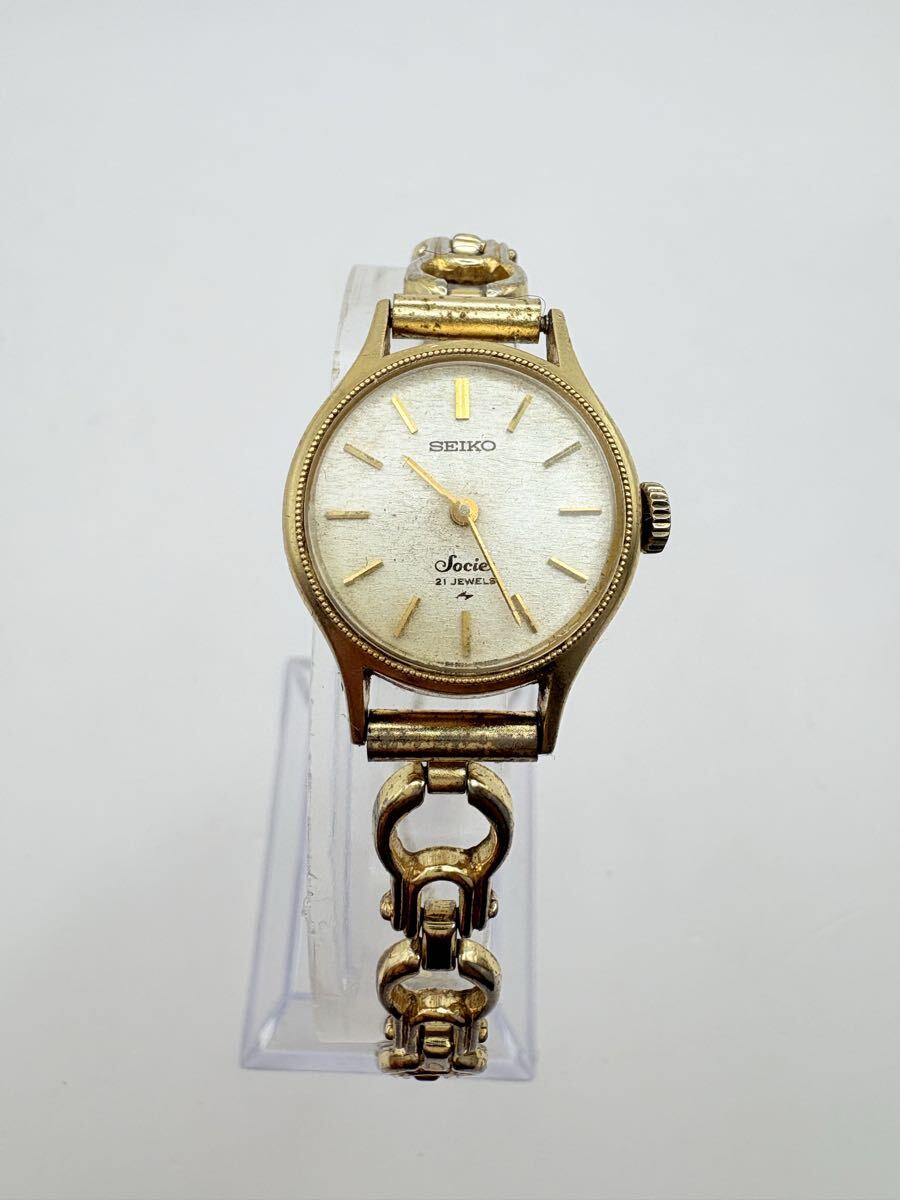 Seiko Socie レディース 腕時計 14K 21石 手巻き式 アンティーク拍卖
