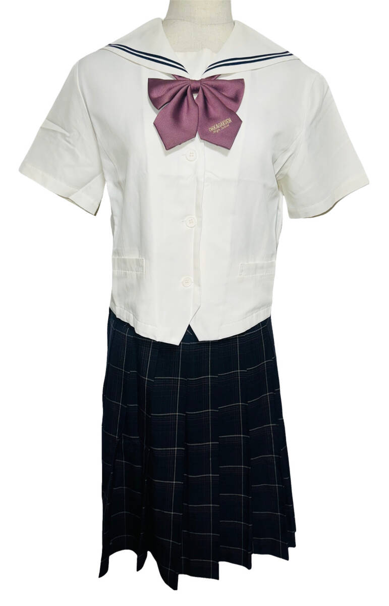 桜花学園高等学校/ 制服 / 卒業生保管品/ 指定品 / セーラー / スカート / リボン //拍卖