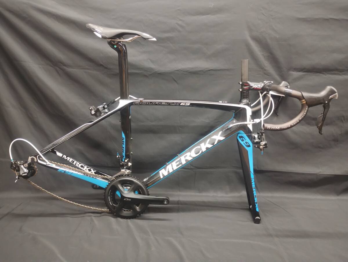 【新品】EDDY MERCKX MOUNRENX69 420 ホイール無 リムブレーキ 2015 エディメルクス ムーラン カーボン ロードバイク フレームセット 拍卖