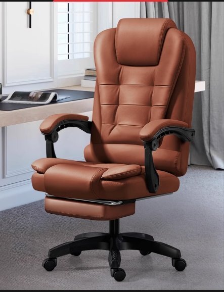 マスターチェアオフィス快適長座パソコンソファチェア横になれる家庭用椅子ビジネス革シート人体昼寝拍卖