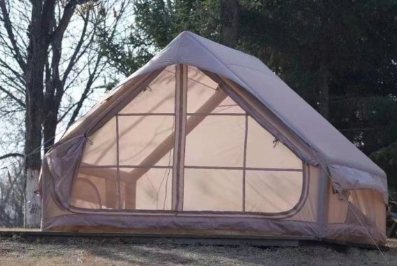 屋外空気充填キャンプテント便携設置不要型観光テント加粗ガス柱雨に強い日焼け止め拍卖