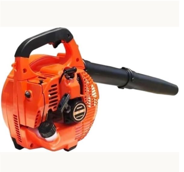 ハンドヘルドブロワー エンジンブロワー コードレスエンジンブロワー 洗車 落ち葉 2ストローク 25cc パワー 7.8m3/分 オレンジ拍卖