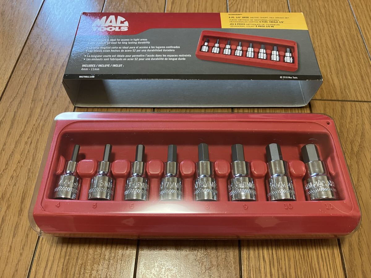 マックツール ショートヘックス ソケット ミリ MAC TOOLS 3/8 6角ソケット拍卖