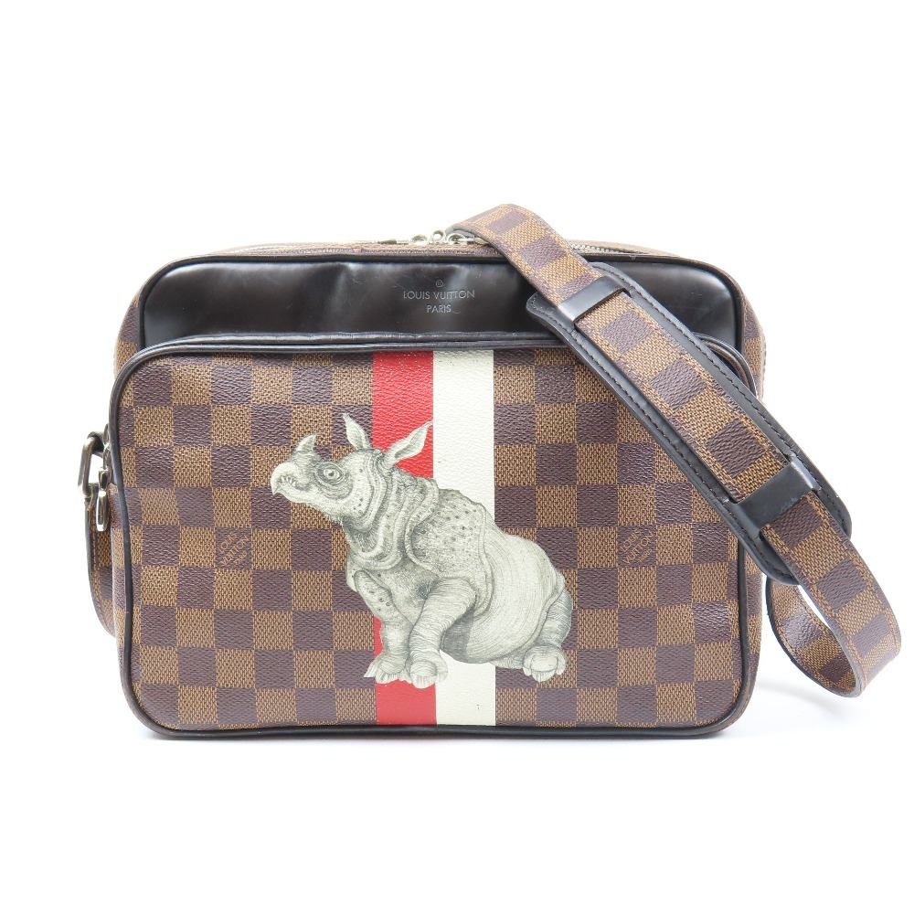 203305★1円スタート★LOUIS VUITTON ルイヴィトン 中極美品 ナイルPM チャップマン ブラザーズ サイ 斜め掛けOK ダミエ ショルダーバッグ拍卖