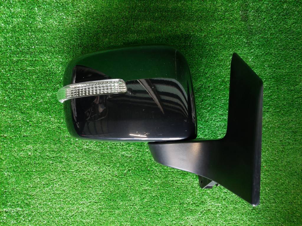 スズキワゴンR⑭ DBA-MH23S ドアミラー運転席(動作確認済)ZJ3 ブラック 7ピン 初年度登録:平成23年拍卖