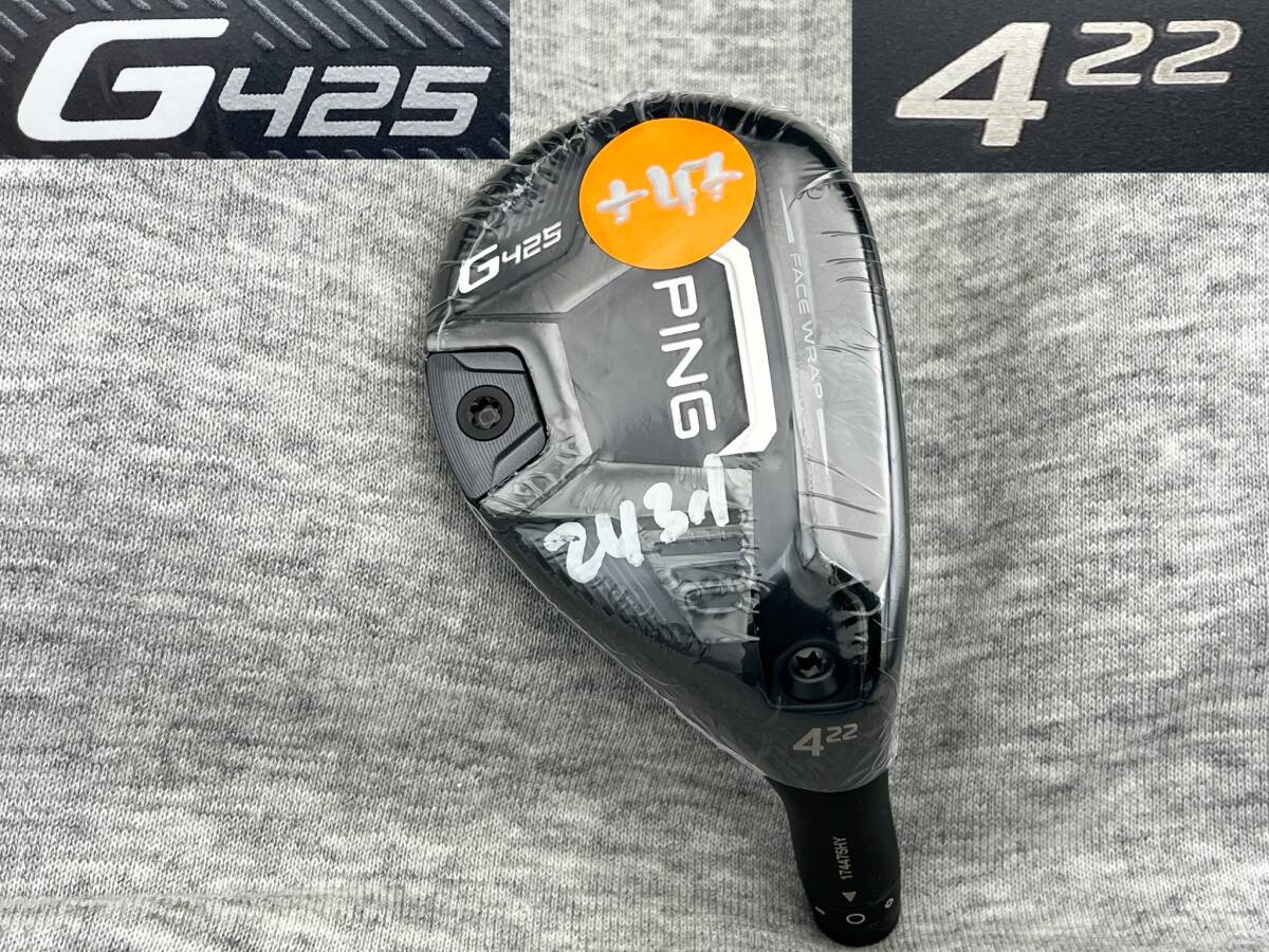 CT247 ツアー支給品 WRX PROTO 2021 PING G425 HYBRID 4 22°(リアル 22.25°) スペックシート付き TOUR ISSUE拍卖