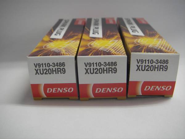 XU20HR9 V9110-3486 3本セット デンソー スパークプラグ 新品 検索 LKR6C LKR7C拍卖
