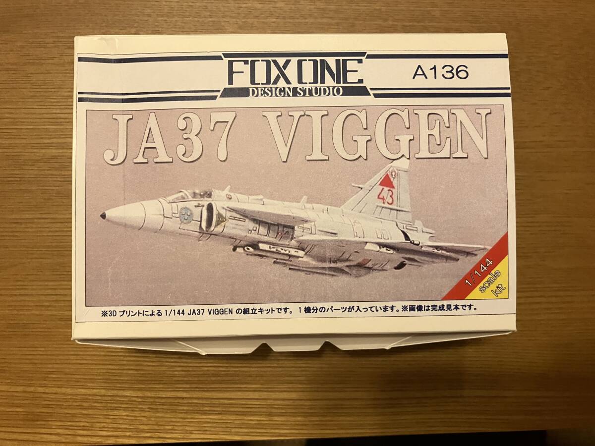 1/144レジンキット FOX ONE DESIGN STUDIO サーブ JA37 ビゲン 最終派生型拍卖