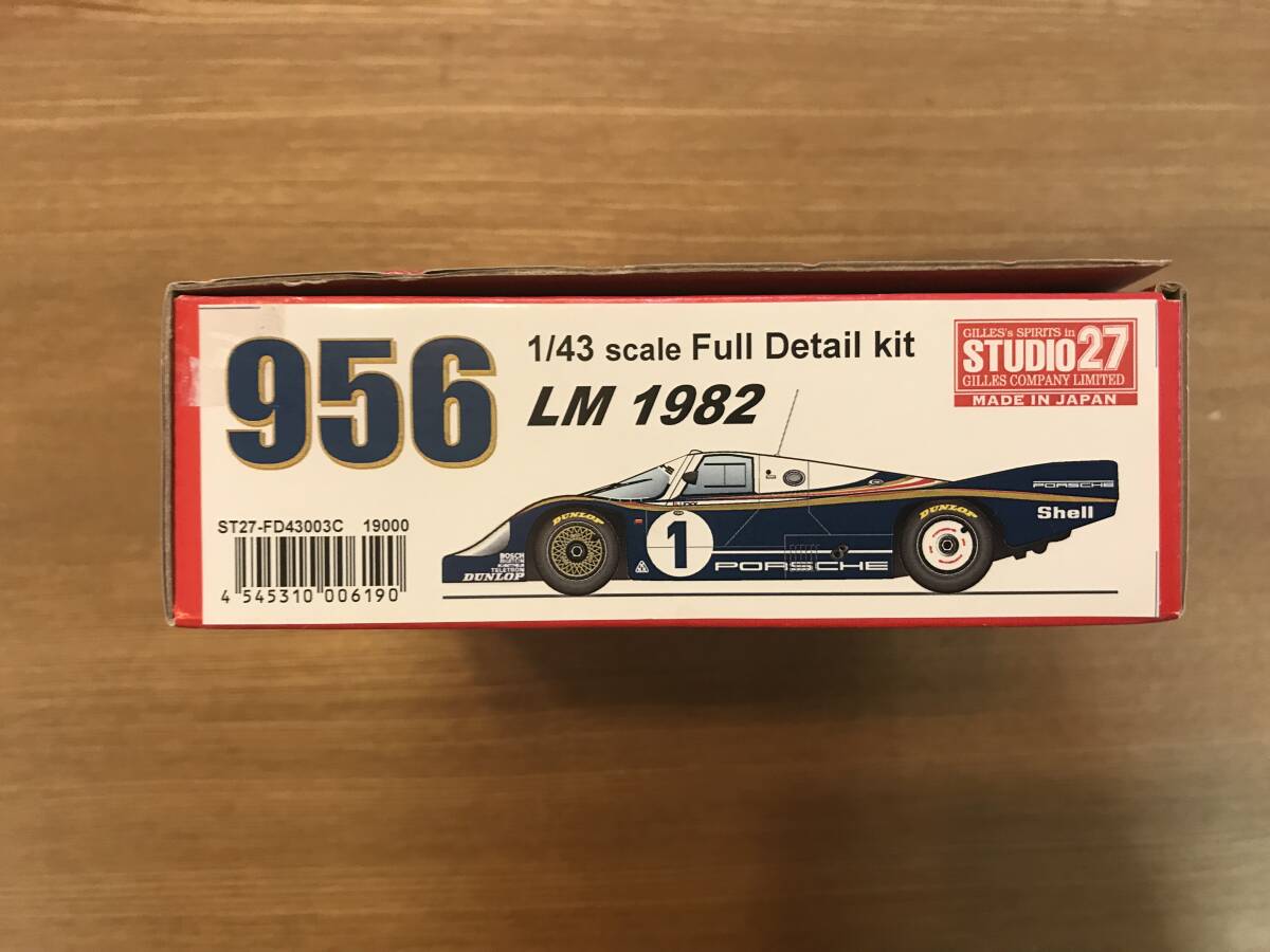 1/43キット STUDIO27 【ROTHMANS】 ポルシェ 956 #1 J.イクス/D.ベル組 ル・マン24時間レース優勝 1982拍卖