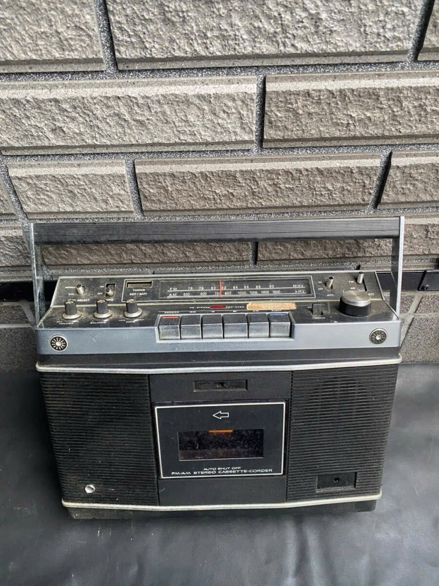 昭和レトロ カセットレコーダー SONY CF-2580拍卖