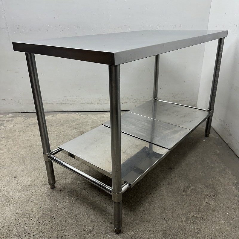 ★EE0212 | 作業台 ステンレス W1200×D600×H800mm 業務用 厨房用 中古拍卖