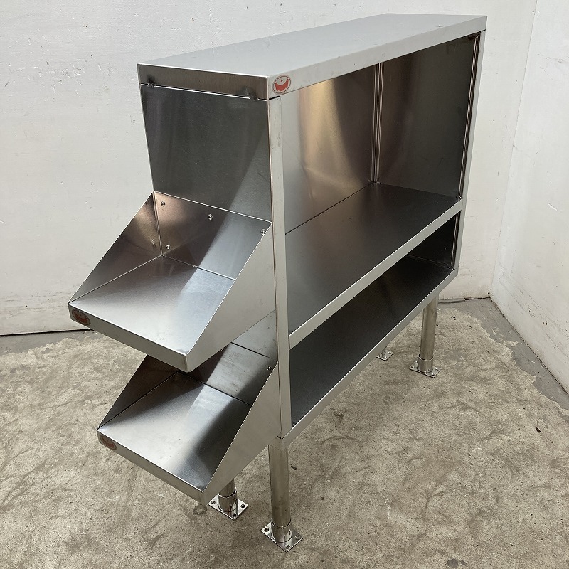 ★EJ1006 | 上置き棚 W810(1010)×D250×H950mm 業務用 厨房用 中古 ステンレス 上置棚拍卖