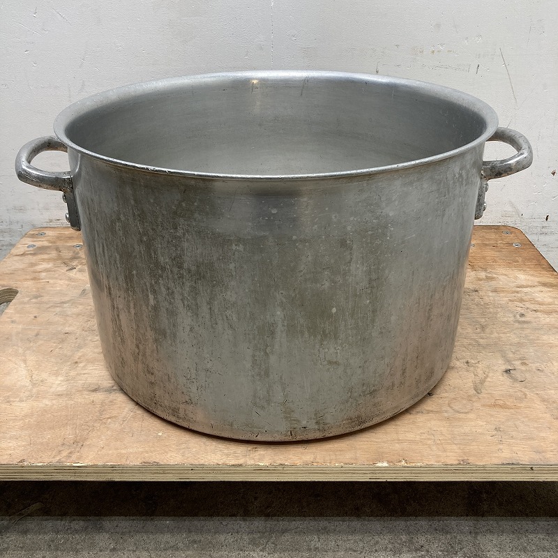 ★EJ1321 | 半寸胴鍋(蓋なし) W480×D480(600)×H300mm 中古 業務用拍卖