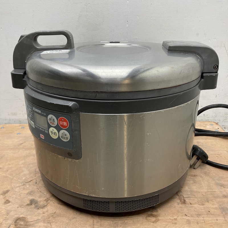 ★EJ1603 | IH炊飯ジャー NH-GB54 象印 5.4L(3升)炊き 単相200V W500×D420×H380mm 中古 業務用拍卖