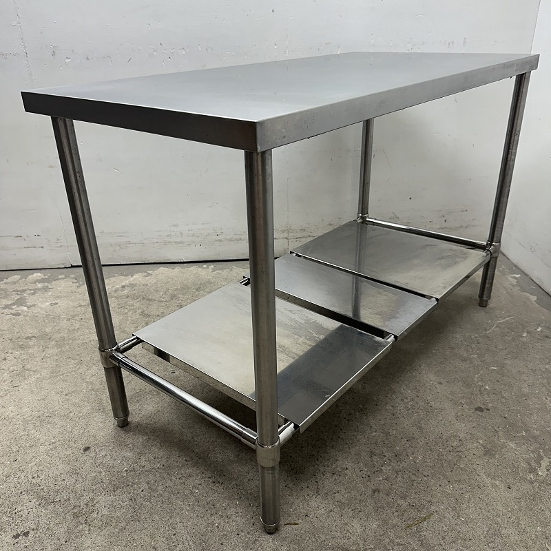 ★EE0214 | 作業台 ステンレス W1200×D600×H800mm 業務用 厨房用 中古拍卖