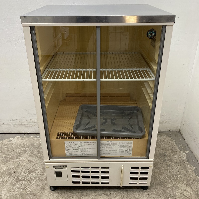 ★EJ2310 | 小型冷蔵ショーケース ホシザキ SSB-63CL1 W630×D550×H1050mm 中古 業務用拍卖