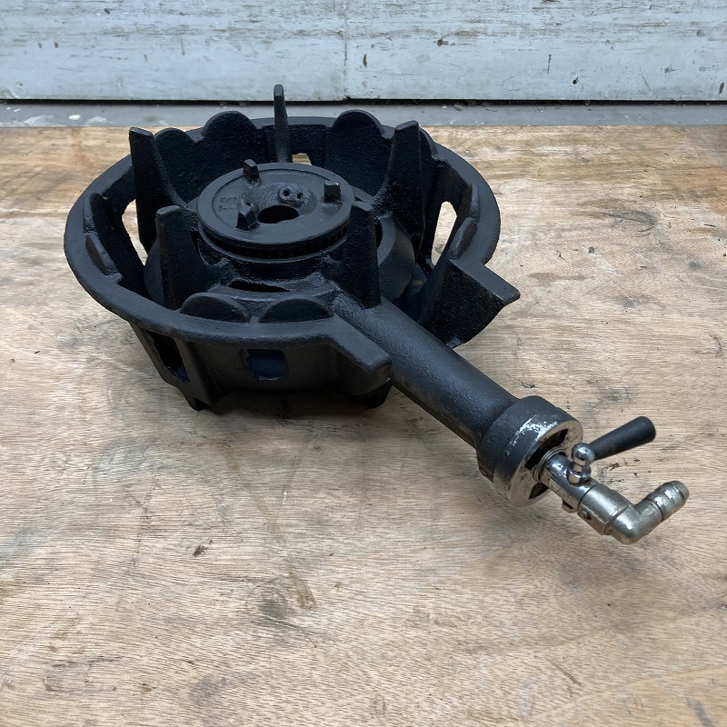 ★EJ2711 | 鋳物コンロ 都市ガス W230×D360×H120mm 中古 業務用 厨房用拍卖