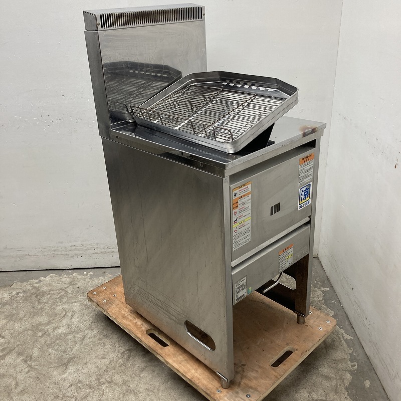 ★EJ2715 | ガスフライヤー タニコー LPガス NB-TGFL-C45 W450×D600×H800(BG1160)mm 中古 業務用 プロパンガス拍卖