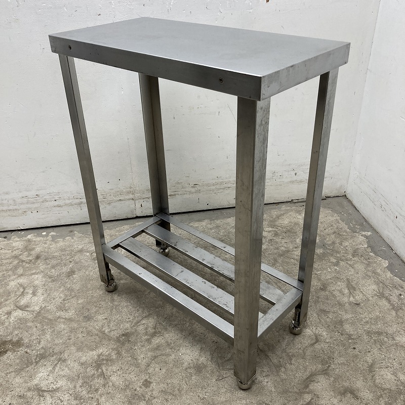 ★EJ2717 | 作業台 ステンレス W300×D600×H800mm 業務用 厨房用 中古拍卖