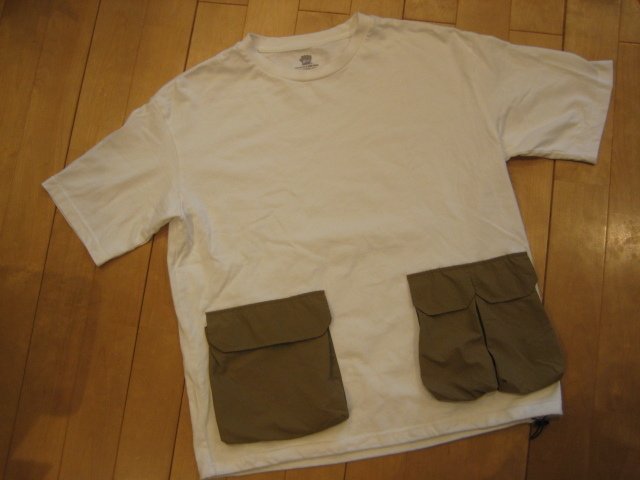 美品 グリップスワニー Tシャツ GSC-56 サイズL ホワイト ソルト 白 GRIP SWANY Tシャツ ギアポケット アウトドアTシャツ 拍卖