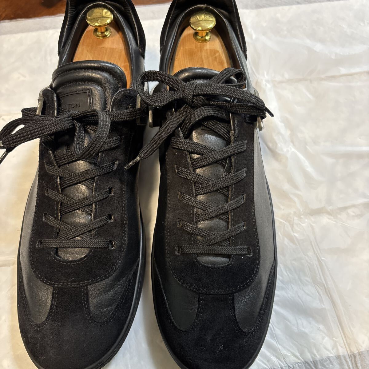 ルイ・ヴィトン レザースニーカー イタリア製サイズ8拍卖