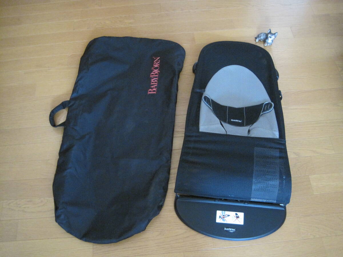 ★BABY BJORN/ベビービョルン・バウンサー/メッシュ バランスソフト・ブラック/専用ソフトケース付き・送料無料です♪★拍卖