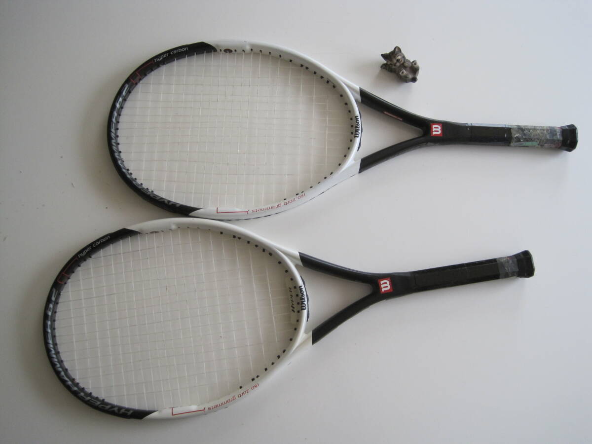★Wilson・HYPER HAMMER 6.2/ウィルソン・ハイパーハンマー・テニスラケット2点で!/Hyper Carbon★拍卖