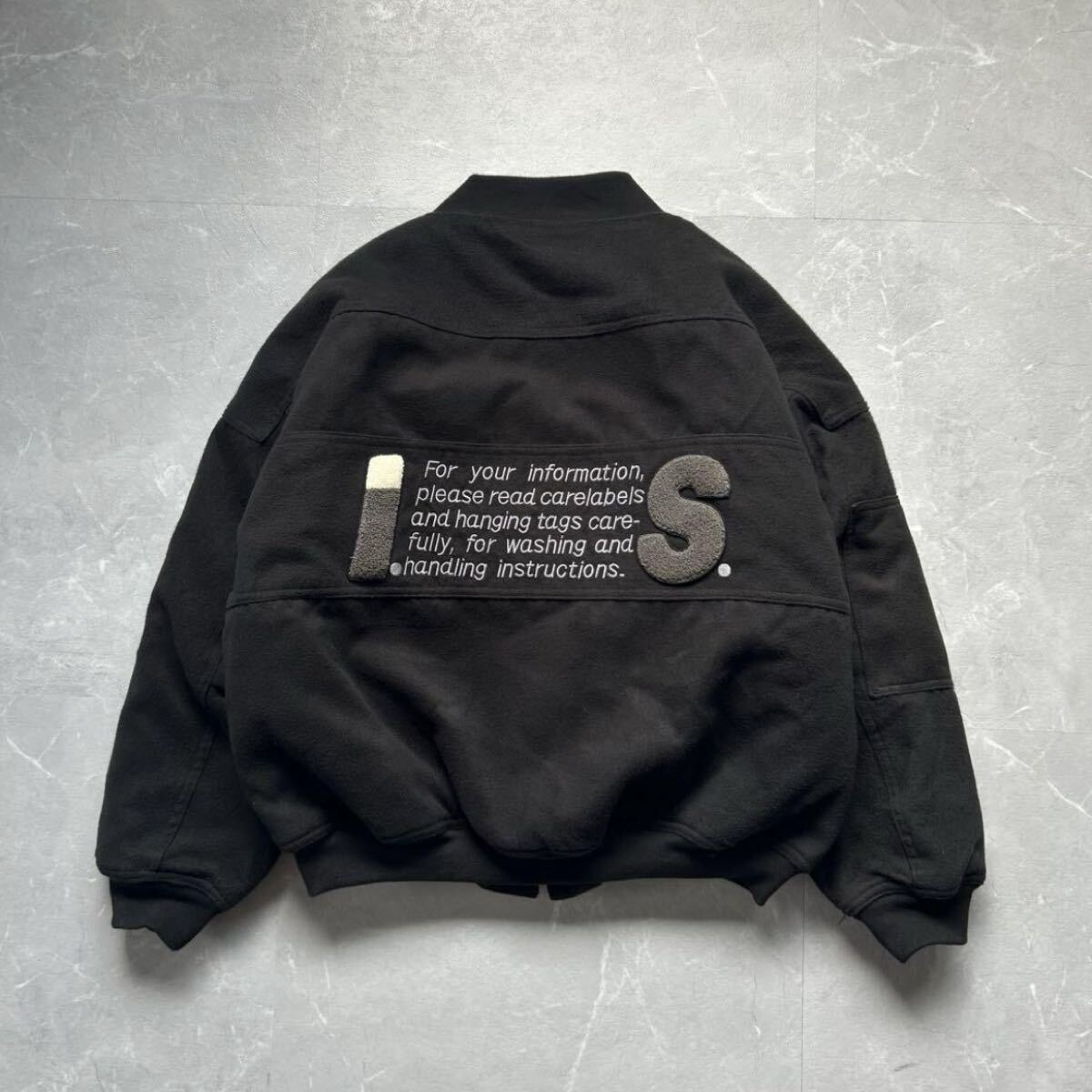 80s ISSEY MIYAKE bomber jacket MA-1 フライトジャケット ブラック ブルゾン 90s アーカイブ 古着 IM イッセイミヤケ 黒 ボンバー拍卖