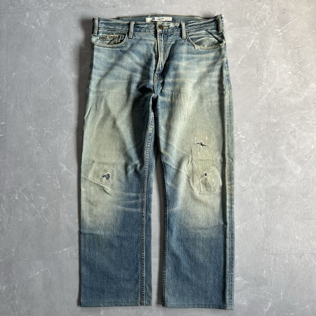 90s OLD GAP 襤褸 ワイドデニム 雰囲気系 w38 バギー usa 古着 雰囲気系 501 505 型 セルビッチ 鬼ヒゲ ハチノス 赤耳 オールドギャップ拍卖
