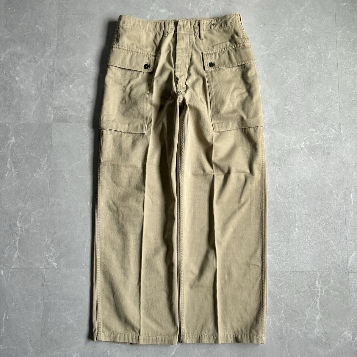 00s ALPHA INDUSTRIES バギー カーゴパンツ ユーティリティ モンキー 古着 L ワイド vintage ベージュ アルファ 軍物 米国 USA チノパン拍卖
