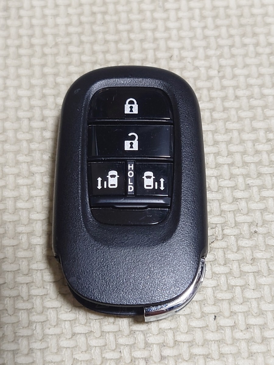 ホンダ純正 4ボタン スマートキー リモコンキー キーレス 両側スライドドア N-BOX等 中古品拍卖