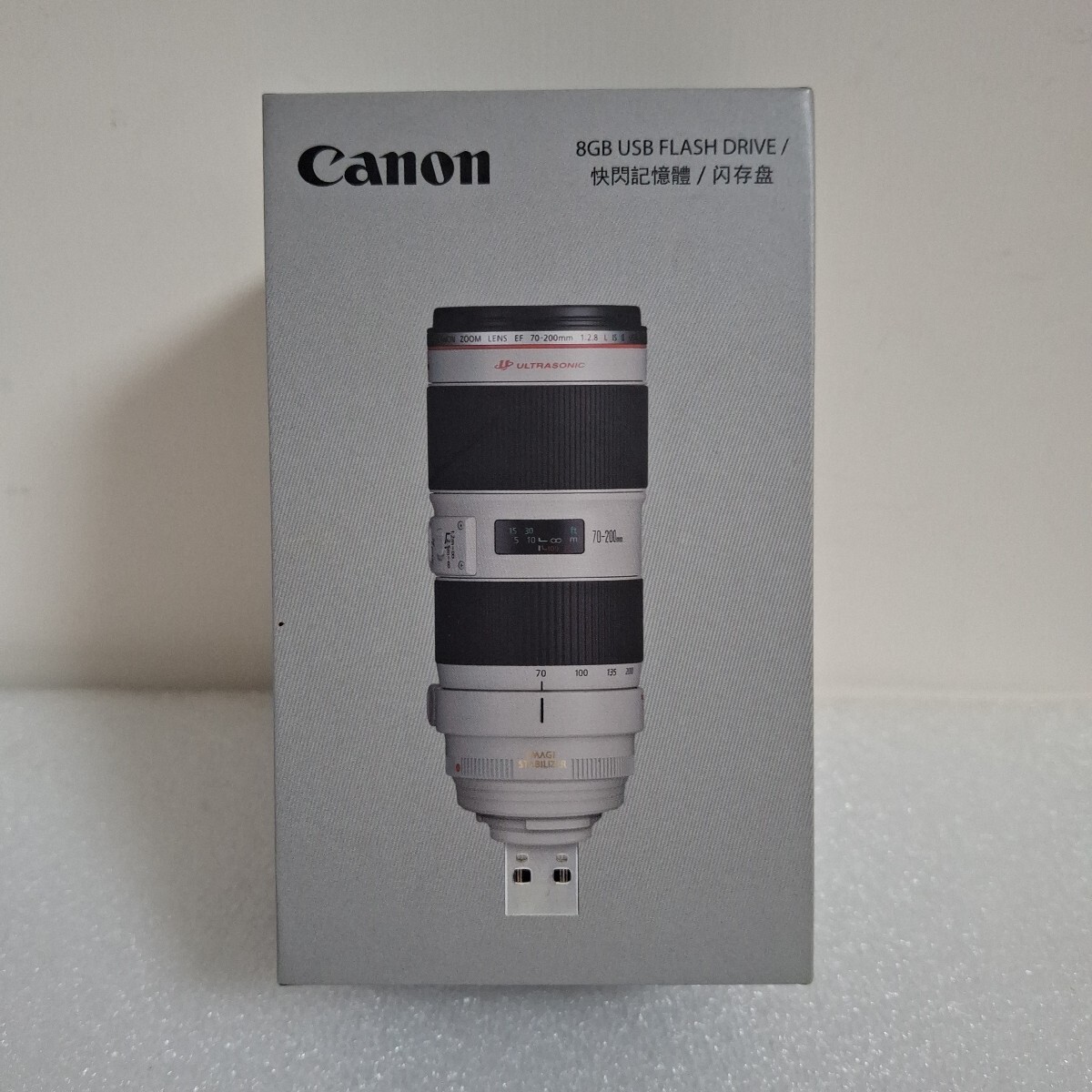 【激レア】Canon EF70-200mm f2.8L ISⅡ ミニチュア USBメモリー 8GB 非売品 新品拍卖