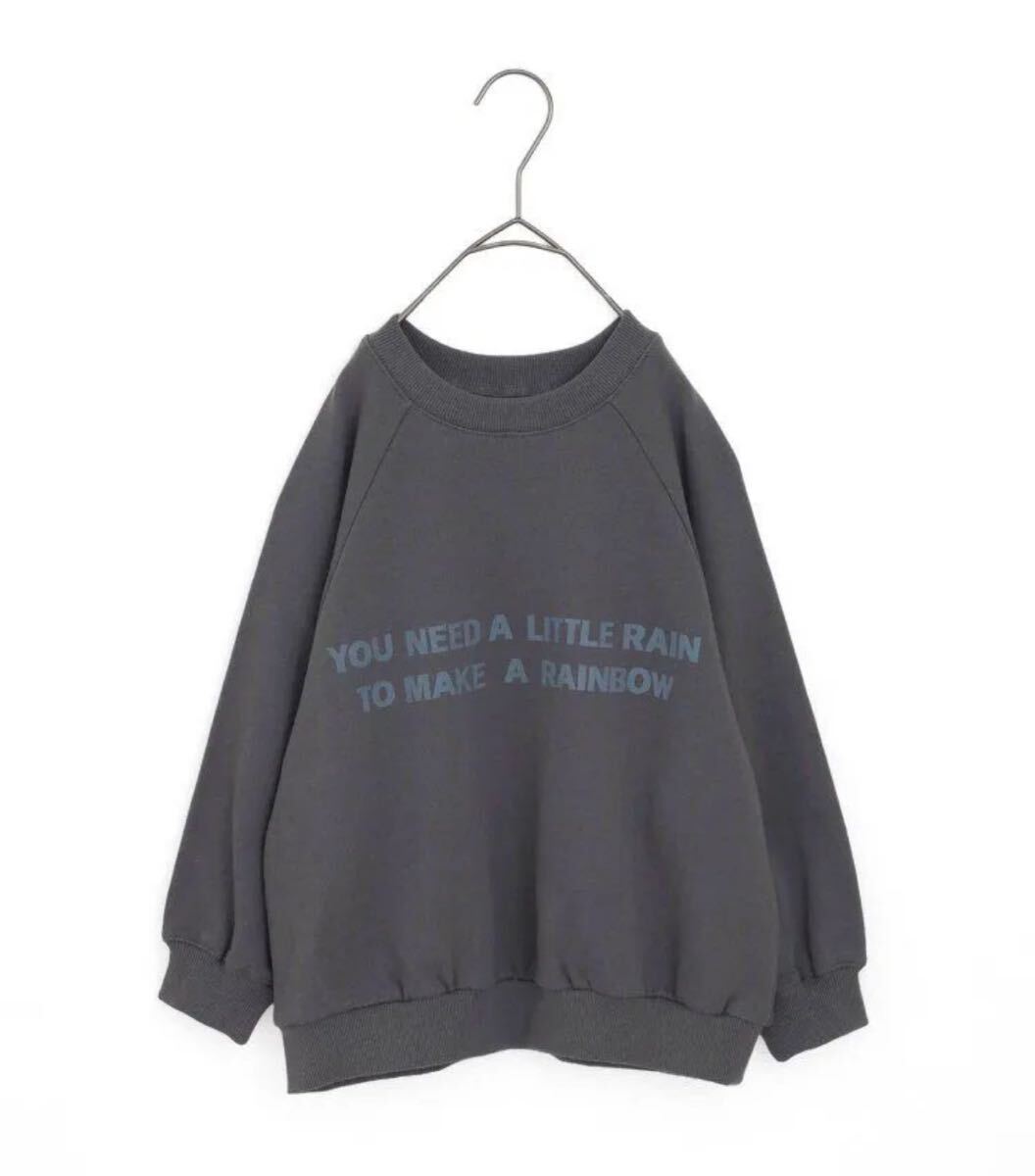 p.premier【リンク】イロチ買いしたいオーバーサイズロゴトレーナーP411044チャコール 140㎝拍卖