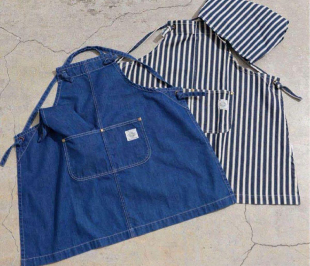 新作オーシャンアンドグラウンドエプロンSET BLUE BLUE1328002ヒッコリーL拍卖