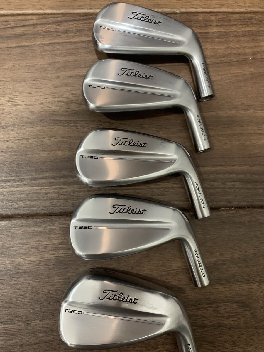【美品】タイトリスト T250アイアン ヘッドのみ(6〜PW)拍卖