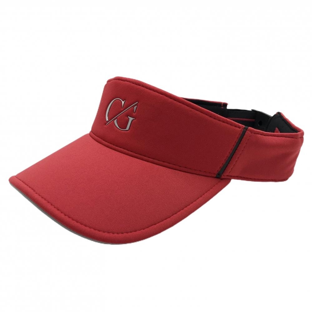 キャロウェイ レッドレーベル サンバイザー レッド×シルバー フロントロゴ FR ゴルフウェア Callaway拍卖
