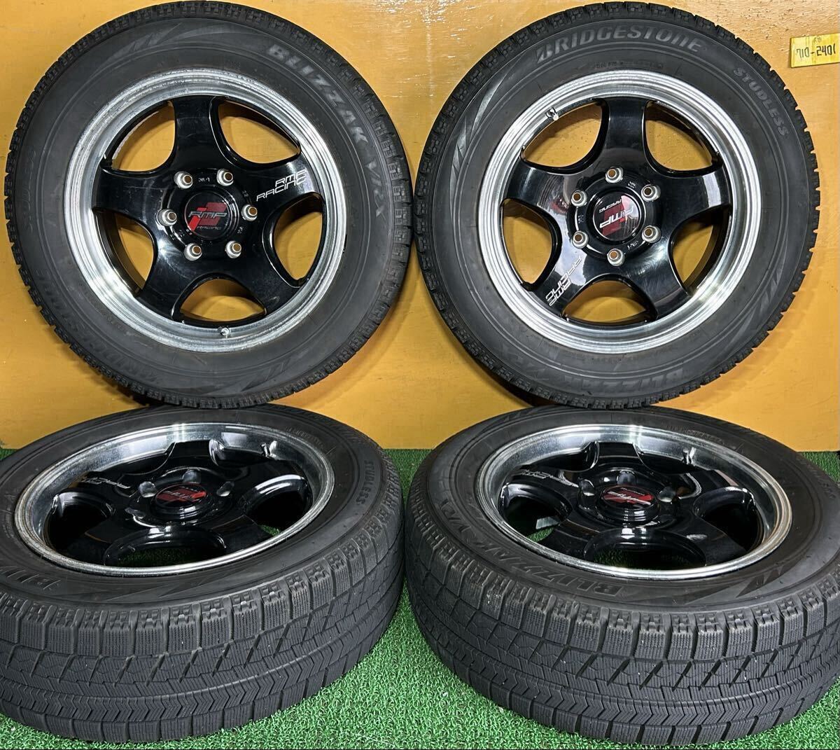 *冬用 215/60R17 96Q BRIDGESTONE BLIZZAK VRX *RMP RACING【17×6.5J +38 PCD:139.7×6H ハブ径:106mm】*4本セット拍卖