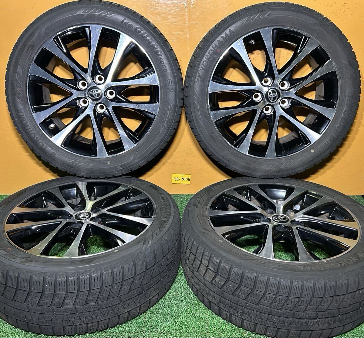 *冬用 225/50R18 95Q IG60 YOKOHAMA ice GUARD iG60 *トヨタ純正【18×7.0J +51 PCD:114.3×5H ハブ径:60mm】C-HR, エステイマ等に拍卖