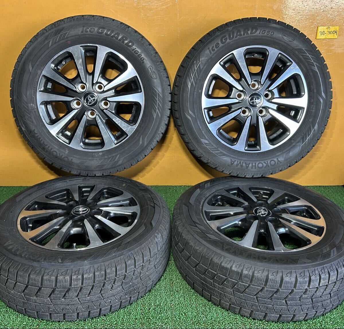 冬用 195/65R15 91Q YOKOHAMA ice GUARD iG60 *トヨタ エスクァイア純正 15×6.0J +50 PCD:114.3×5H ハブ径:60mm】ノア, ヴォクシー等に拍卖