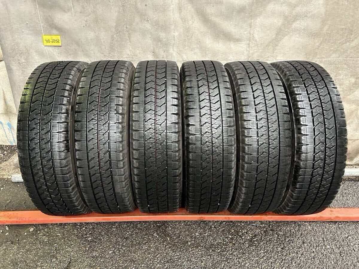 *スタッドレスタイヤ 195/75R15 109/107N LT BRIDGESTONE BLIZZAK W989 ENLITEN STUDLESS *2023年製造 *6本セット拍卖