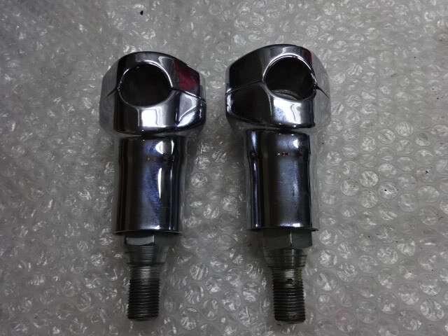 H-D純正 FLSTS ヘリテイジ スプリンガー ハンドル クランプ ライザー クローム ハーレー 拍卖