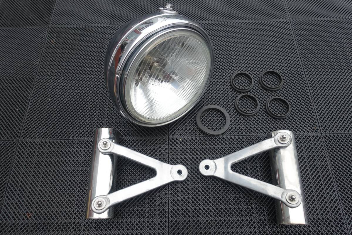 トライアンフ空冷スラクストン用 純正ヘッドライト・ヘッドライトステー拍卖
